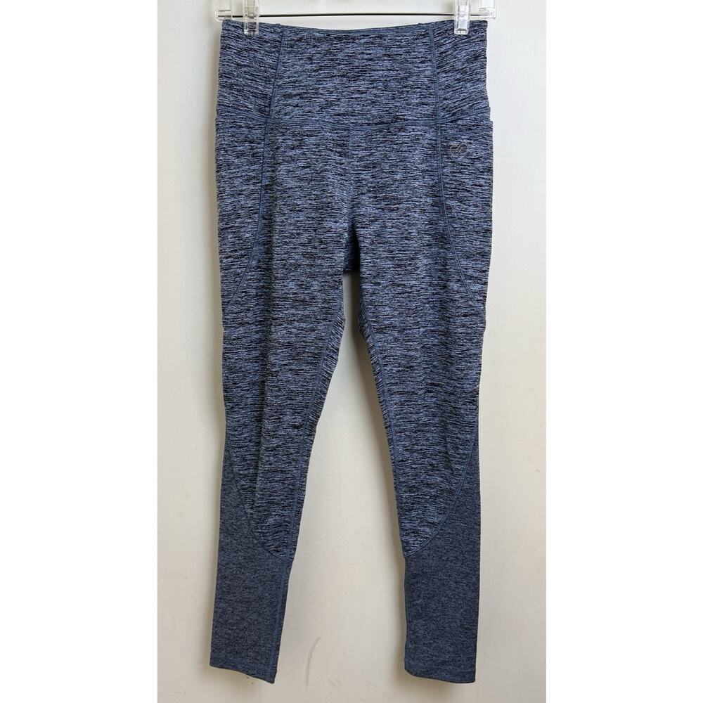 Calia‎ Womens Blue Space Dye Tight Leggings Medium Workout Yoga Athletic Hiking